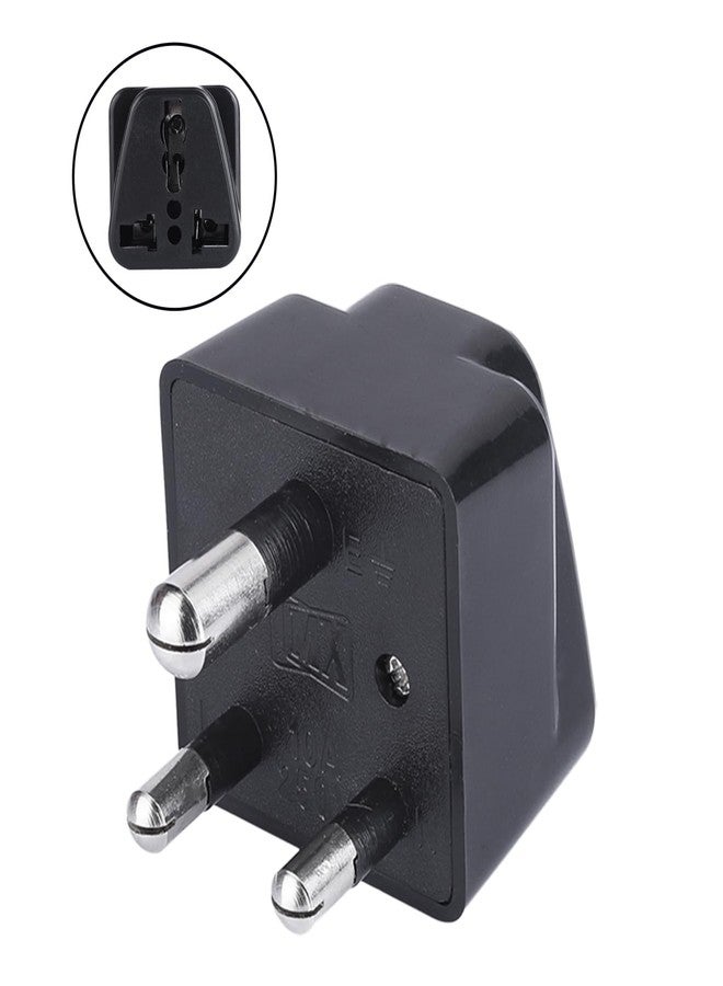 MX 5A 250V Universal Conversion Plug India to South Africa Adapter 3-Pin Adapter Ideal for Homes, Offices, Hotels, and Travel use in India & South Africa Pack of 1 | 3-Pin Converter Plug - Image 2